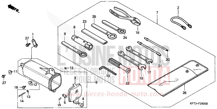 OUTILS de City Fly FLASH RED (R119E) de 1998